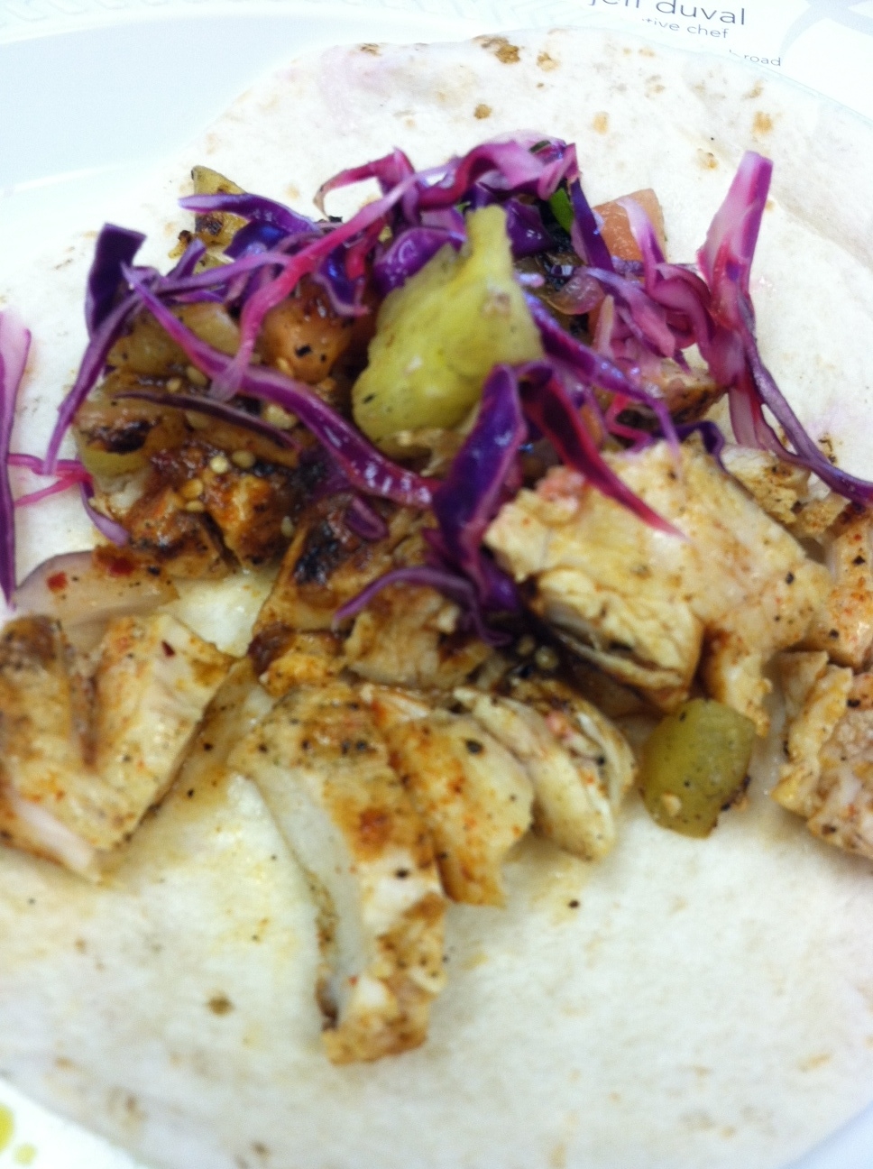 Chicken taco