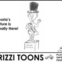 PEORIAN FRIZZITOONS HAPPYNEWSTATUE