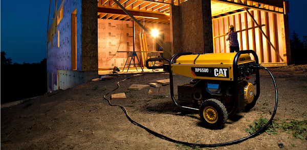 Cat RP6500E generator in construction application